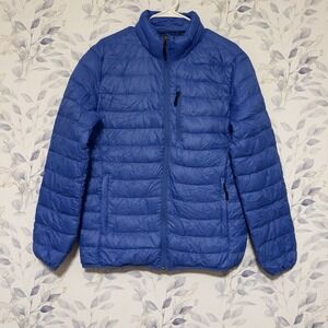 CLUB ROOM Jacket Men's Quilted Packable Puffer Jacket Blue, Sz Small